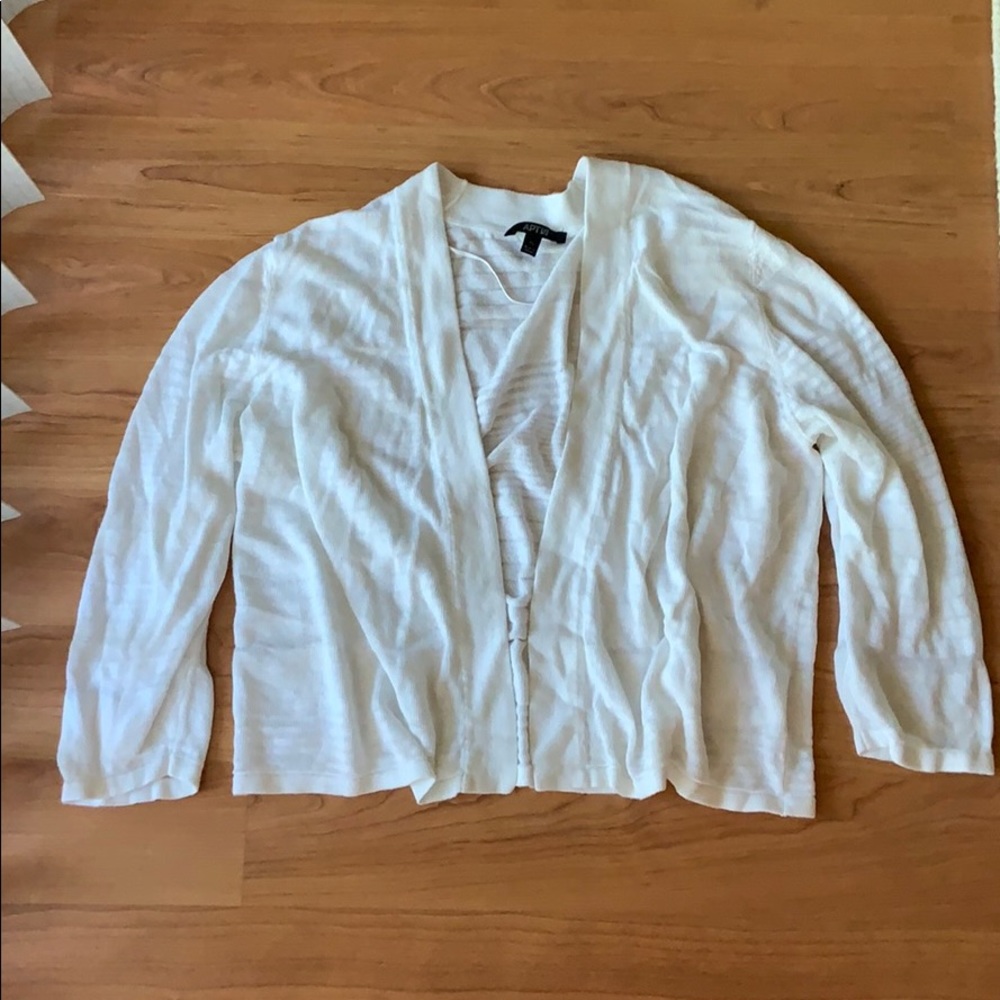 Apt 9 White Cardigan